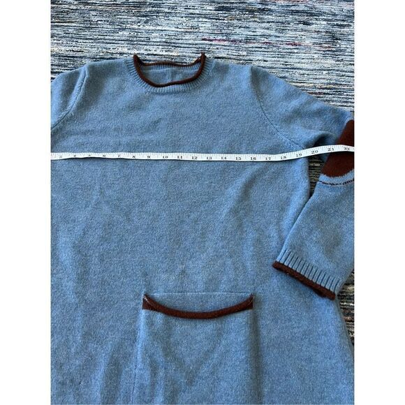 Vintage sweater tunic dress stretchy fit size M - Picture 5 of 6